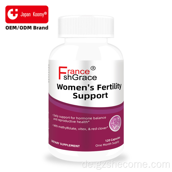 Fruchtbarkeitsunterstützungskapseln für den Hormonhaushalt bei Frauen